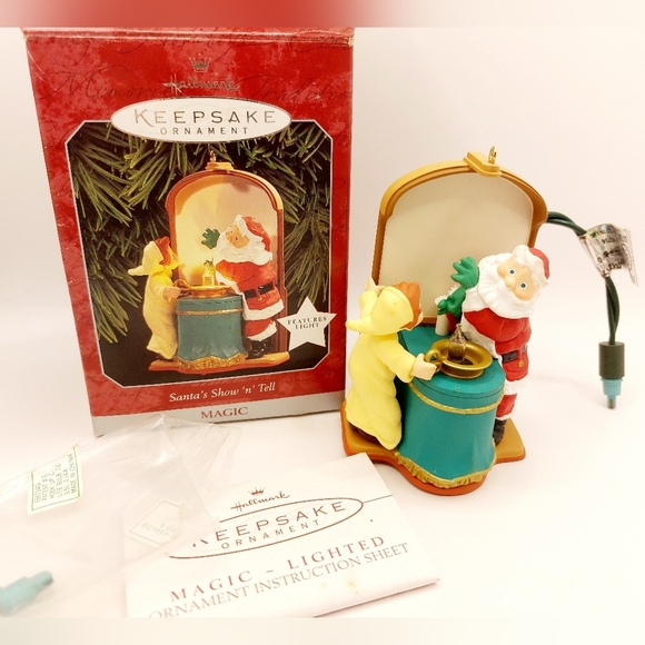 Vintage‎ 1998 Hallmark Magic Light Collector Christmas Ornament - Picture 1 of 8